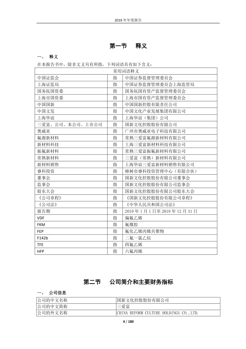 600636：三爱富2019年年度报告